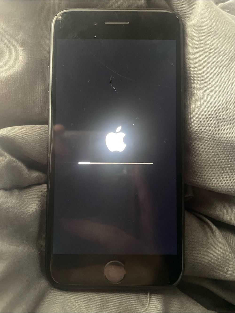 Apple iPhone in Black with Black Front